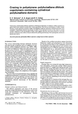 Polymer 1985 Vol. 26 №07-13 (articles)