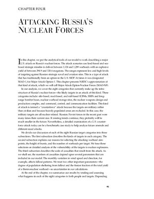 Natural Resources Defense Council. Attacking Russia’s nuclear forces