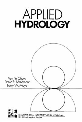 Chow V. Applied Hydrology