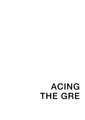 LearningExpress. Acing The GRE Exam