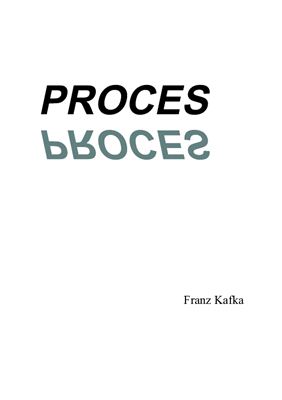 Kafka Franz. Proces (Кафка Франц - Процесс)
