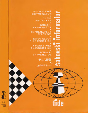 Шахматный информатор 1987 №044