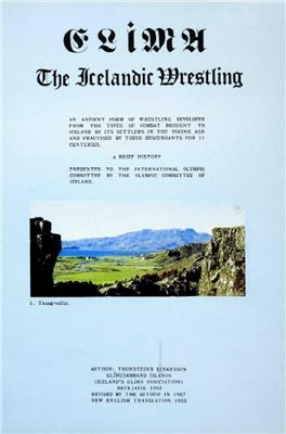 Einarsson Thorsteinn. Glima: the Icelandic Wrestling