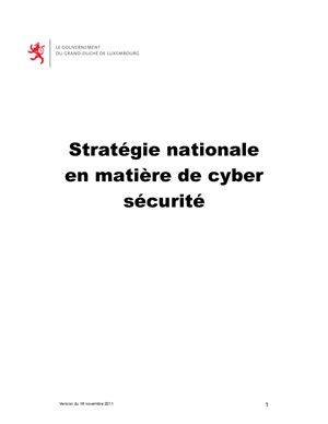 Руководство - Национальная стратегия кибербезопасности Люксембурга