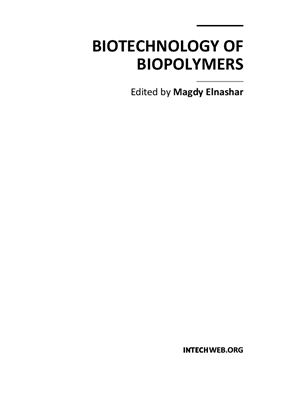 Elnashar M. (ed.) Biotechnology of Biopolymers