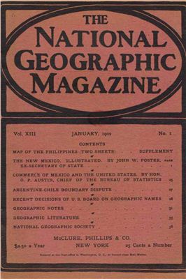 National Geographic Magazine 1902 №01