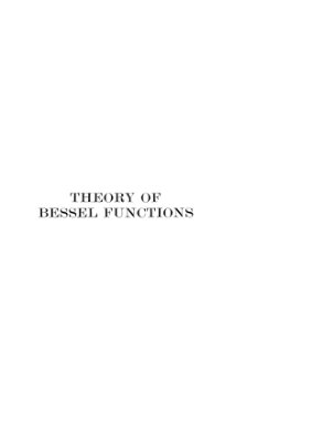 Watson G.N. Theory of Bessel Functions
