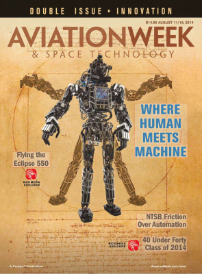 Aviation Week & Space Technology 2014 №28 Vol.176 Special double: Where Human Meets Machine