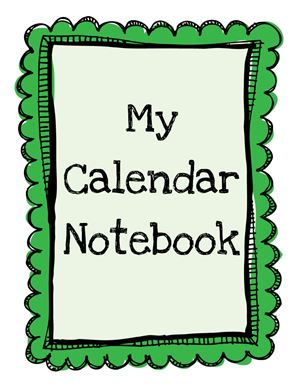 My Calendar Notebook/Ежедневник для ребенка на английском языке