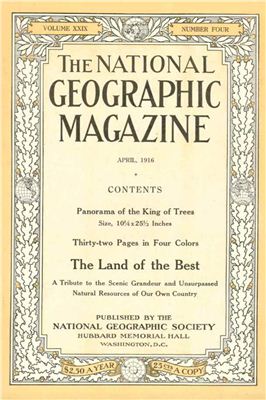 National Geographic Magazine 1916 №04
