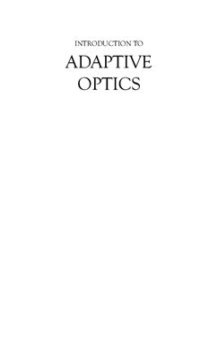 Tyson R.K. Introduction to Adaptive Optics
