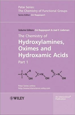 Rappoport Z., Liebman J.F. (eds.) The chemistry of Hydroxylamines, Oximes and Hydroxamic Acids. Part 1 [The chemistry of functional groups]