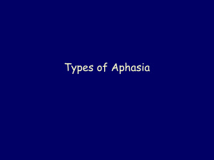 Types of Aphasia