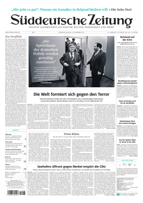 Süddeutsche zeitung 2015 №270 November 23