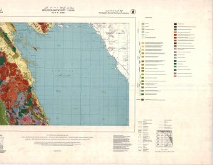 Geological map of Egypt, G-36-B (Quseir) масштаб: 1: 500000