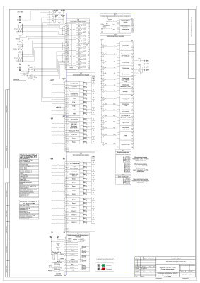 НПП Экра. Схема подключения терминала ЭКРА 217 0203
