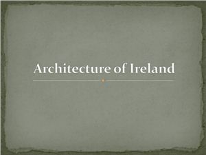Architecture of Ireland