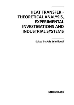 Belmiloudi A. (Ed.) Heat Transfer - Theoretical Analysis, Experimental Investigations and Industrial Systems