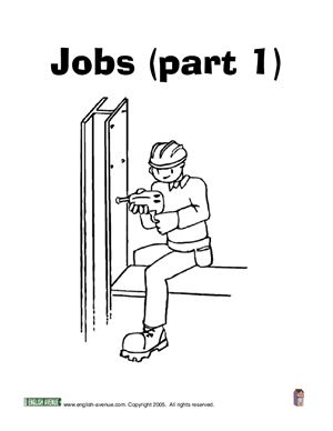 Словарь-картинка - Jobs