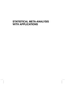 Hartung J., Knapp G., Sinha B.K. Statistical Meta-Analysis with Applications