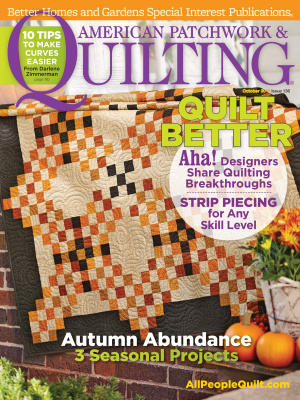 American Patchwork & Quilting 2015 October