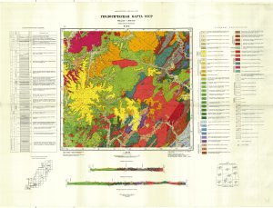 Геологическая карта СССР масштаба 1: 200000. Серия Сихотэ-Алинская. K-53-II