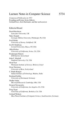 Kr?lovi?c R., Niwi?nski D. (Eds.) Mathematical Foundations of Computer Science 2009