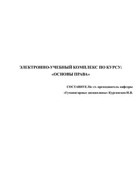 Курганская И.В. Основы права Республики Беларусь