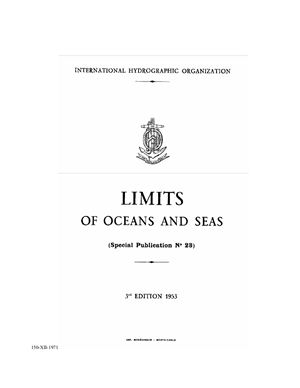 Границы океанов и морей (Limits of Oceans and Seas)