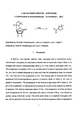 Organic syntheses. Vol. 72, 1993