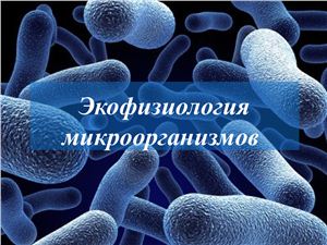 Экофизиология микроорганизмов