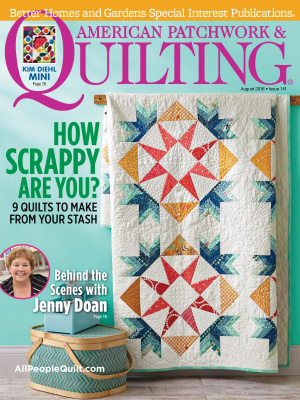 American Patchwork & Quilting 2016 August