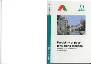 Fib. Durability of post-tensioning tendons №15 - 2001
