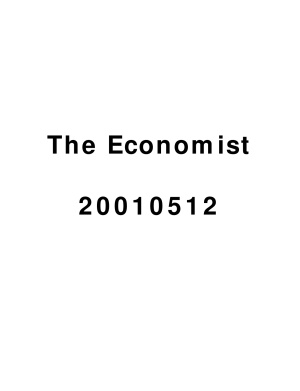 The Economist 2001.05 (May 12 - May 18)