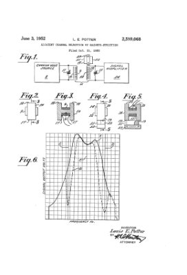 Porter L.E. Adjacent channel rejection by magneto-striction (US Patent 2599068)