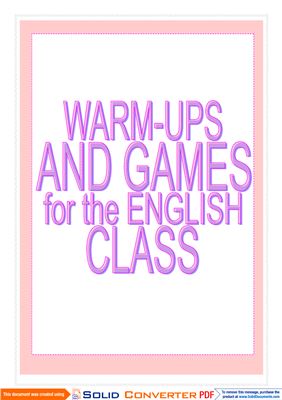 Warm-ups and Games