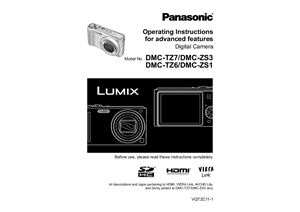Panasonic Lumix (Digital Camera) DMC-TZ7/DMC-ZS3/DMC-TZ6/DMC-ZS1