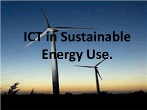 ICT in Sustainable Energy Use