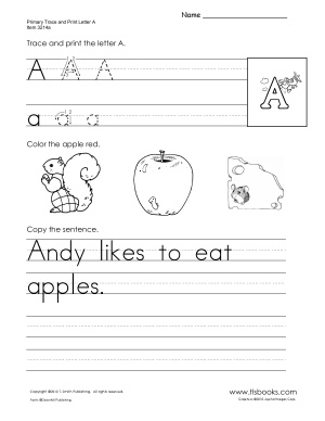 Primary School Handwriting Practice - Прописи английских букв для начальной школы