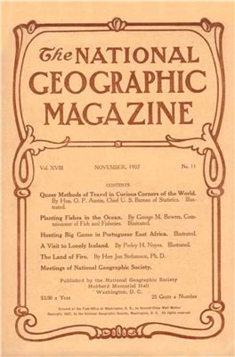 National Geographic Magazine 1907 №11