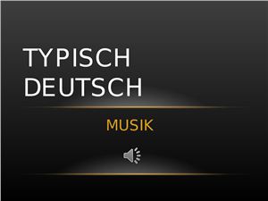 Typisch Deutsch. Deutsche Musik