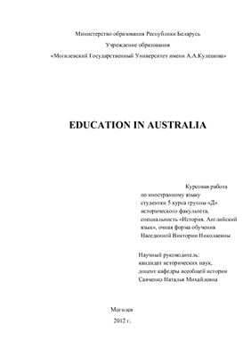 Education in Australia