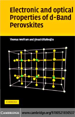 Wolfram Th., Ellialtioglu S. Electronic and Optical Properties of d-Band Perovskites