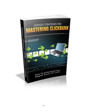 Google strategies for mastering Clickbank