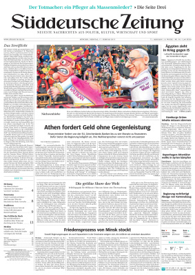 Süddeutsche Zeitung 2015 №39 Febuar 17