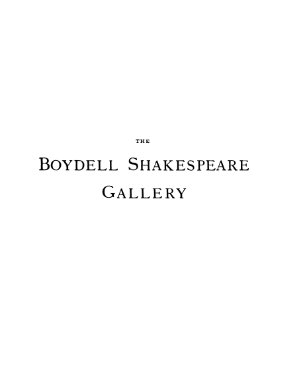 Boydell John. The Gallery of Illustration for Shakespeare’s Dramatic Works