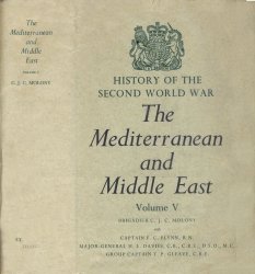 Molony, C.J.C. History of The Second World War - The Mediterranean and Middle East, Vol. V (3)
