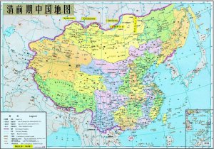 Китай. Карта территориальных притязаний. (На китайском языке)
