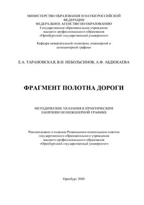 Тарановская Е.А., Небольсинов В.Н. и др. Фрагмент полотна дороги