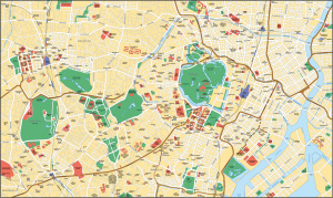 Japan. Tokyo Map